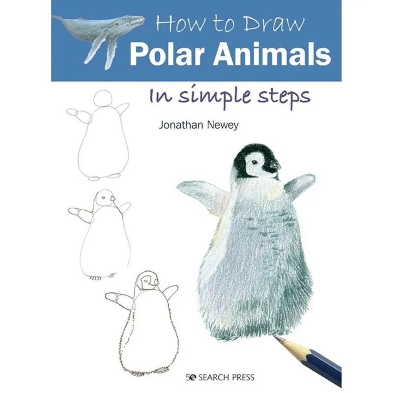 HOW TO DRAW POLAR ANIMALS IN SIMPLE STEPS