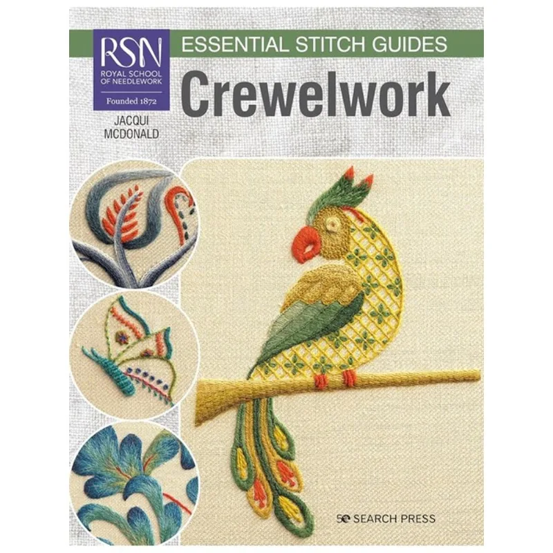 RSN ESSENTIAL STITCH GUIDES - CREWELWORK - LARGE FORMAT EDITION