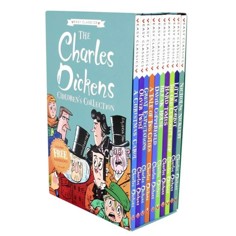 THE CHARLES DICKENS CHILDREN'S COLLECTION - BOX SET OF 10 BOOKS