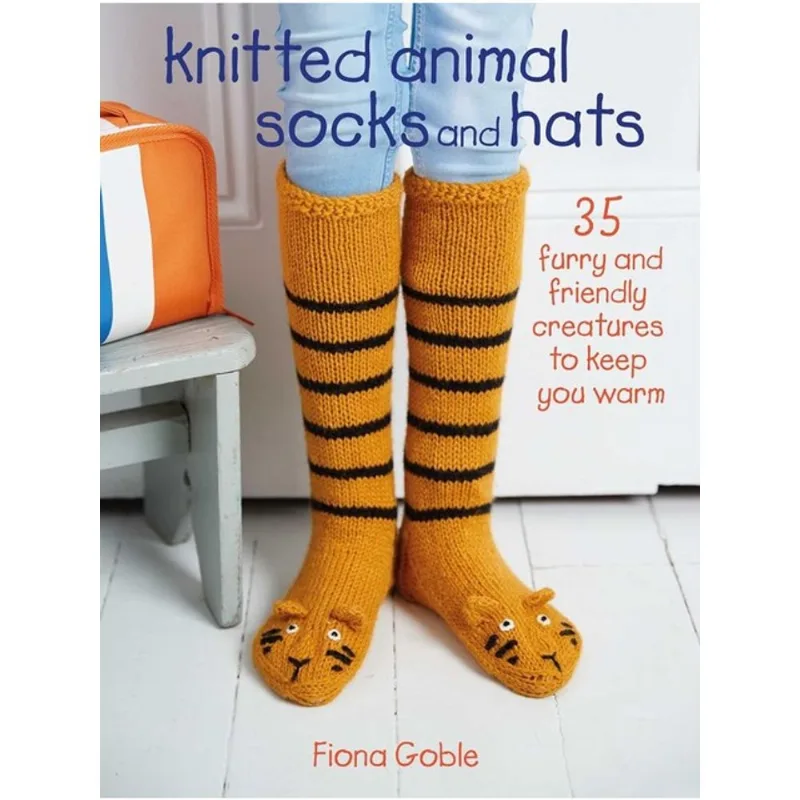 KNITTED ANIMAL SOCKS AND HATS