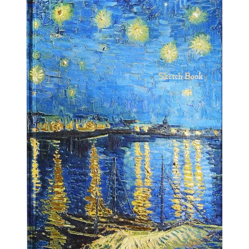 Libreta Starry Night: Cuaderno de Bocetos de Lujo (Blank Sketch Book) Libreta: Starry Night (Blank Sketch Book) (Luxury Sketch Books)