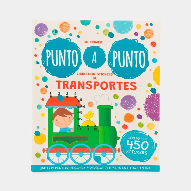 Mi primer punto a punto: stickers de transportes