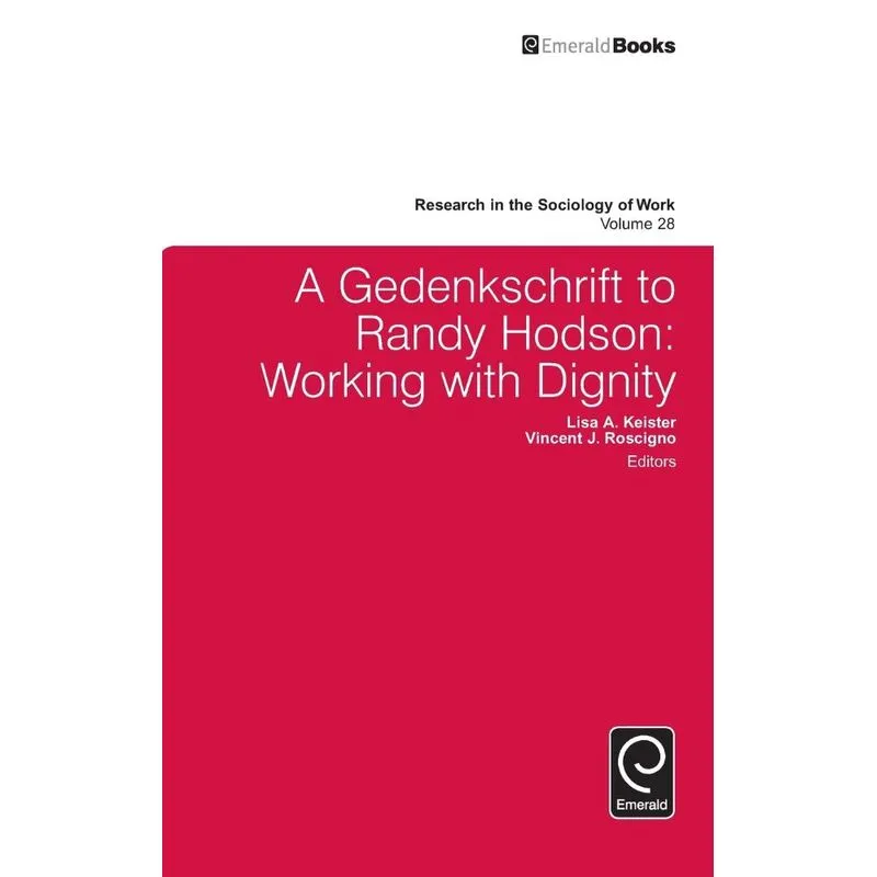 A Gedenkschrift to Randy Hodson