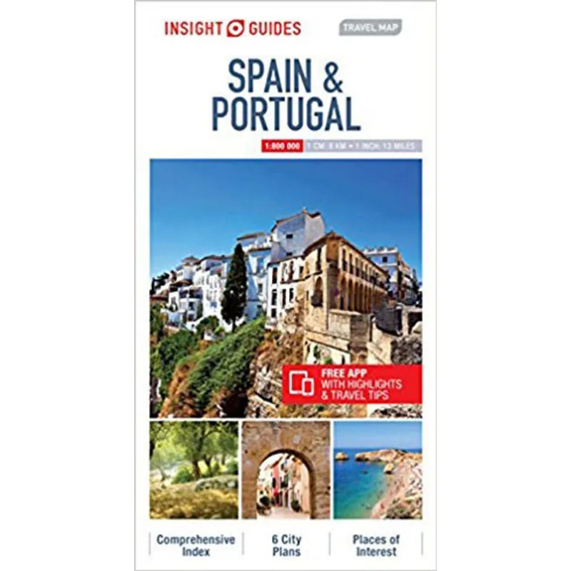 PORTUGAL SPAIN MAP 2017 - INSIGHT GUIDES