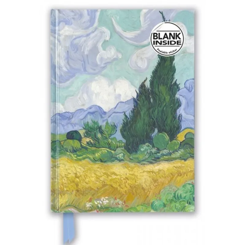 Libreta Vincent Van Gogh: Campo de Trigo con Cipreses para Inspirar tus Ideas Libreta Vincent Van Gogh, Wheat Field With Cypresses