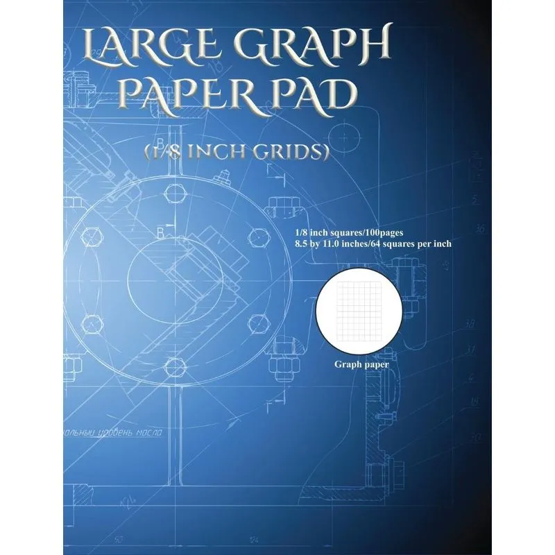 Large Graph Pad (1/8 Inch Grids)
