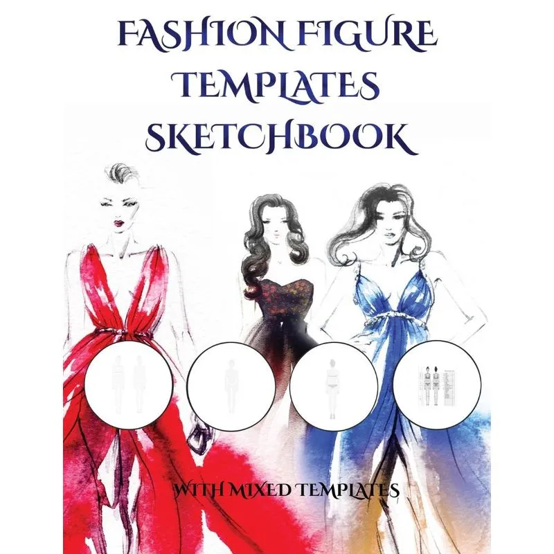 Fashion Figure Templates Sketchpad (with mixed templates)