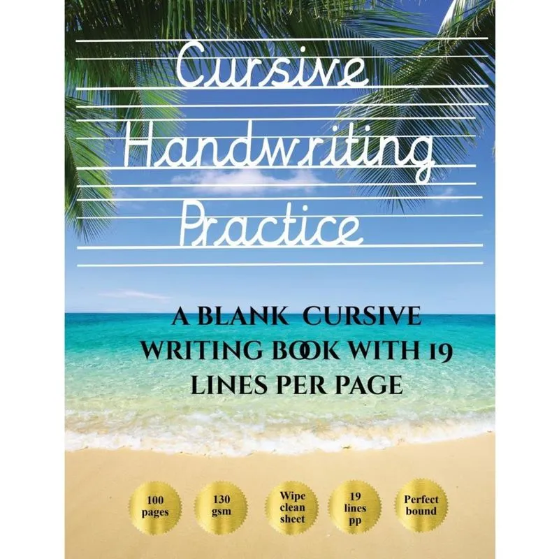 Cursive Handwriting Practice Book