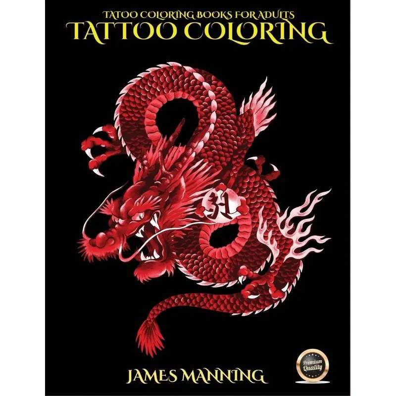 Tattoo Coloring Books for Adults