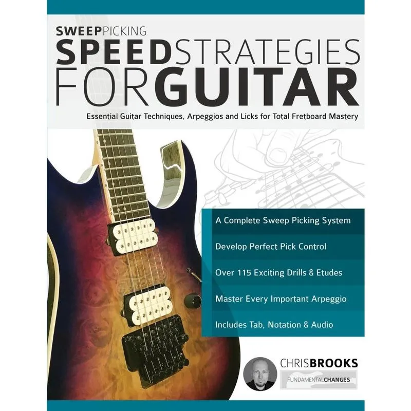 Sweep Picking Speed Strategies for Guitar