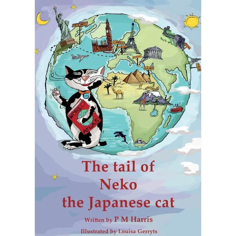 The tail of Neko the Japanese cat