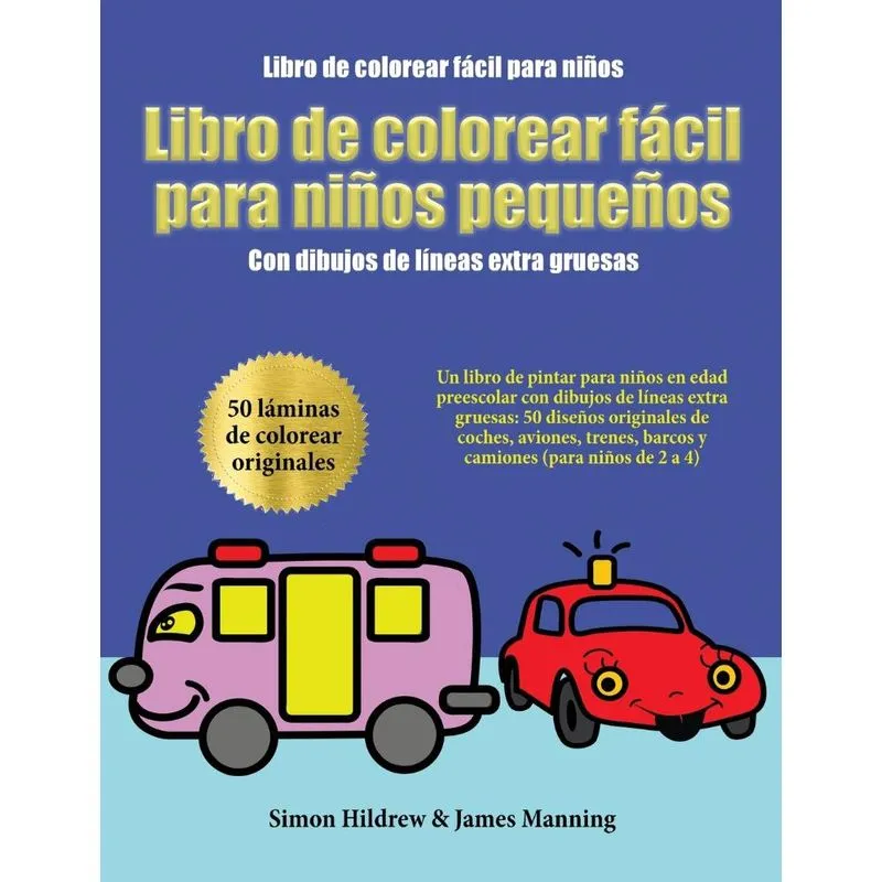 Libro de colorear fácil para niños