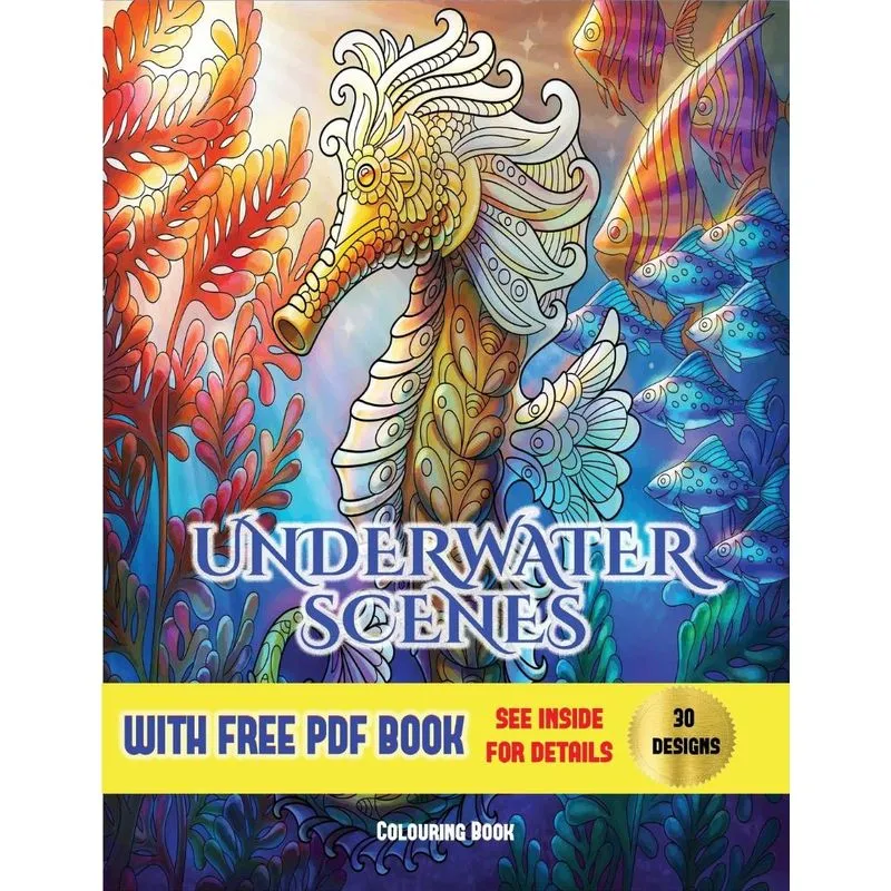 Colouring Book (Underwater Scenes)