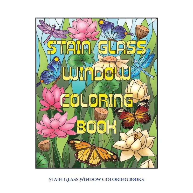Stain Glass Window Coloring Books