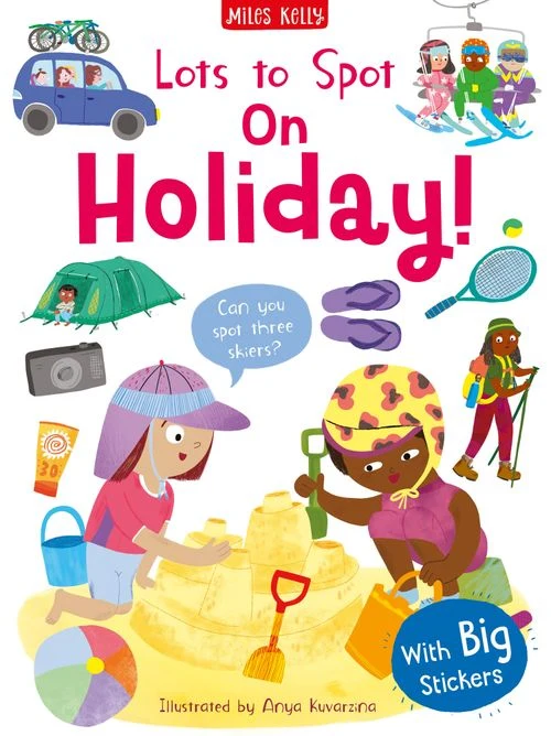 On Holiday! Sticker Book (Lots to Spot) Paperback