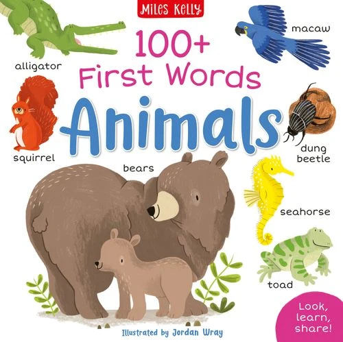 100+ First Words: Animals Paperback