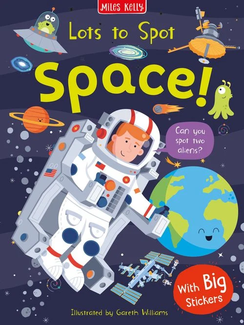 Space Sticker Book (Lots to Spot) Paperback
