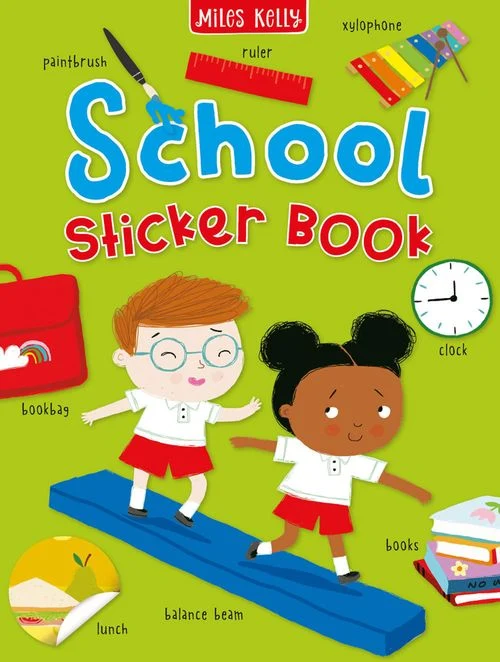 School Sticker Book Paperback