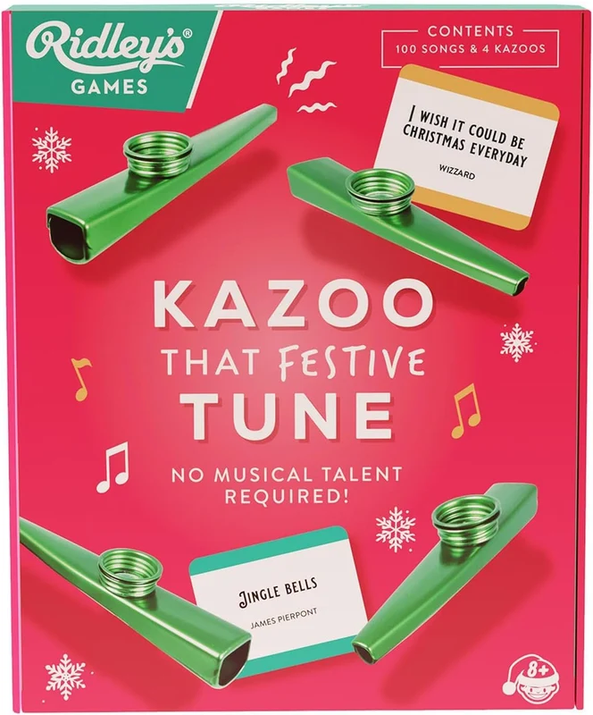 Ridley's Kazoo That Festive Tune Party Game - 100 Cards - Ages 8+