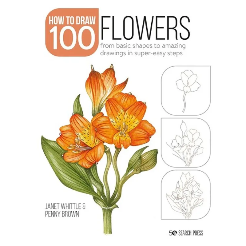 DRAW 100 - FLOWERS
