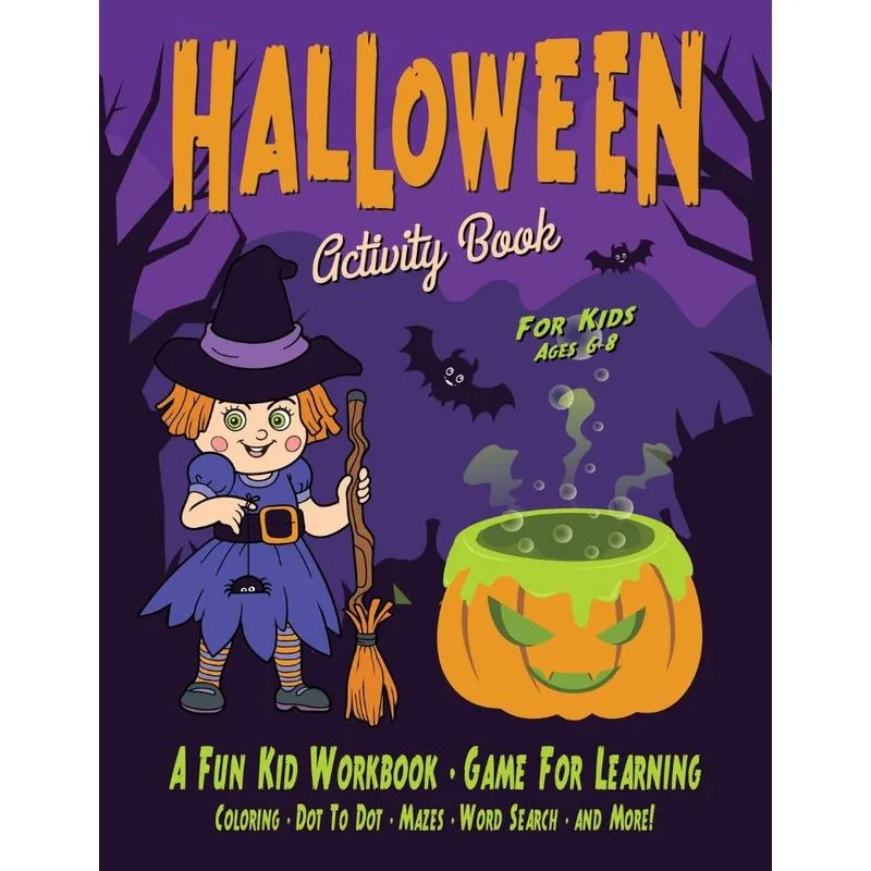 HALLOWEEN ACTIVITY BOOK FOR KIDS