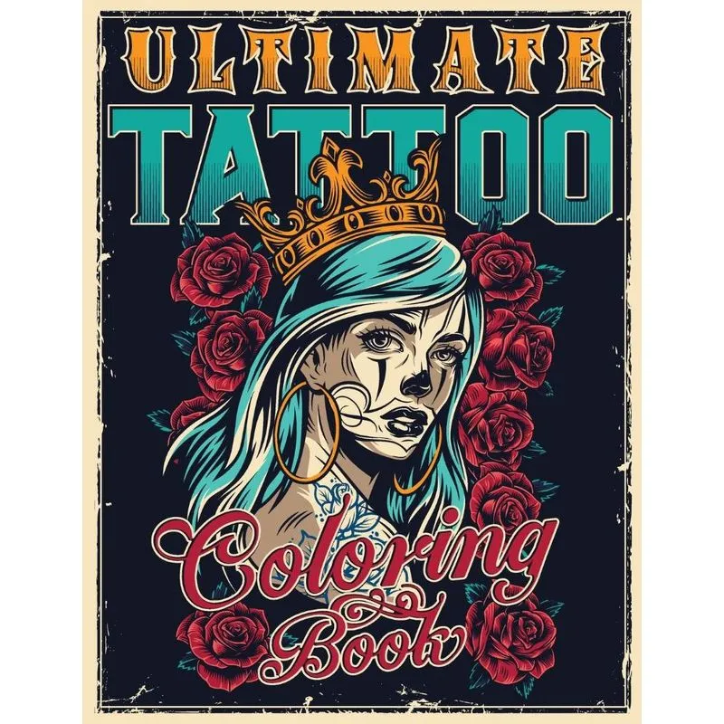 ULTIMATE TATTOO COLORING BOOK