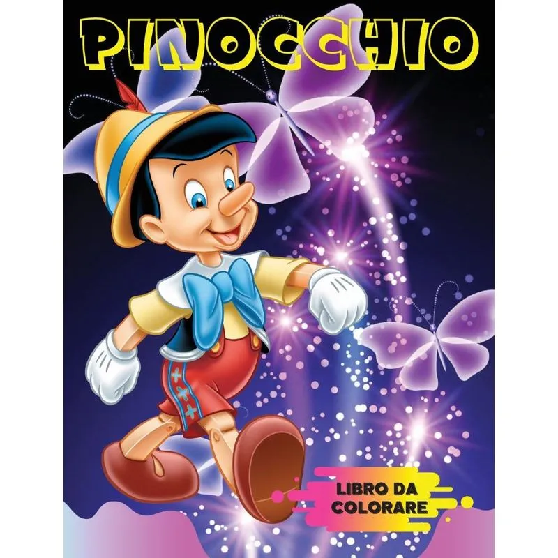 PINOCCHIO Libro da Colorare