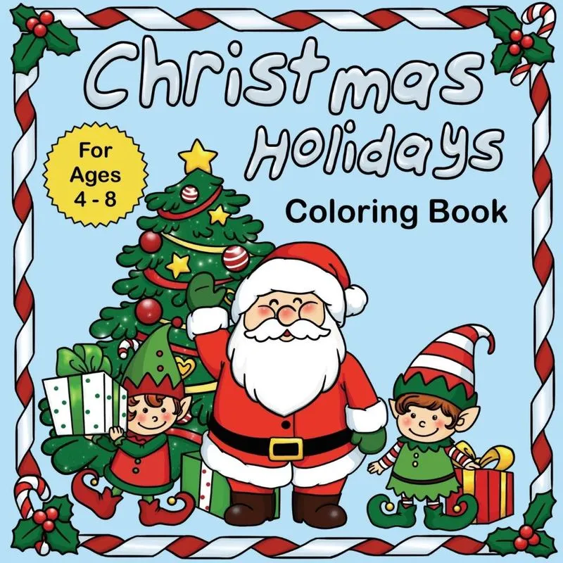 Christmas Holidays coloring book