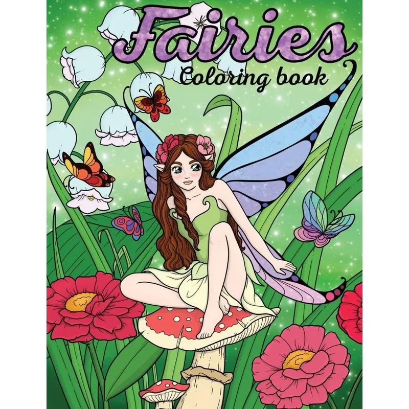 Fairies Coloring Book