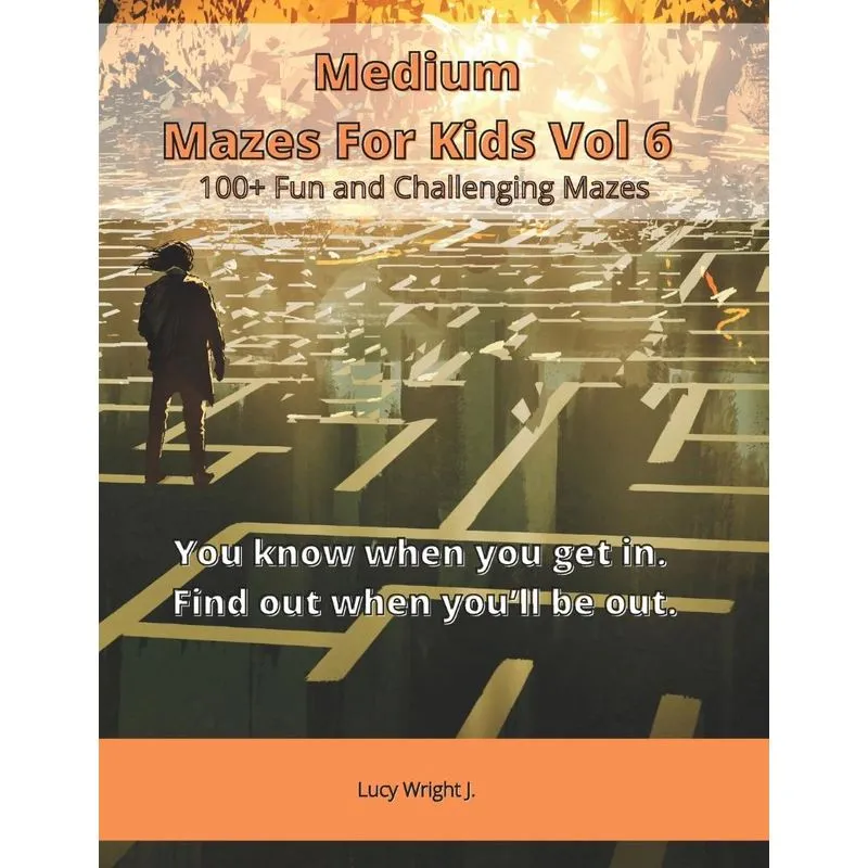 Medium Mazes For Kids Vol 6