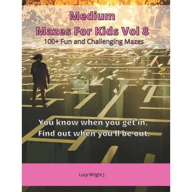Medium Mazes For Kids Vol 8