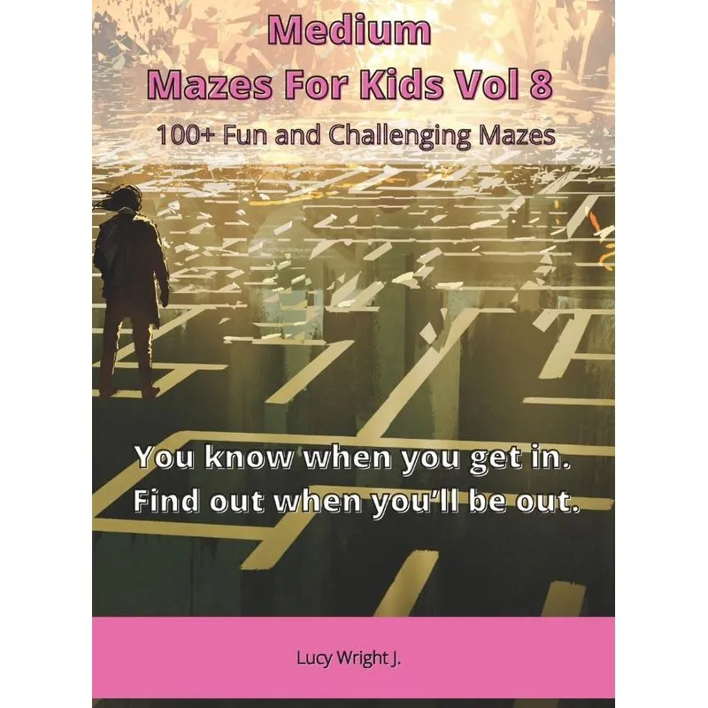 Medium Mazes For Kids Vol 8