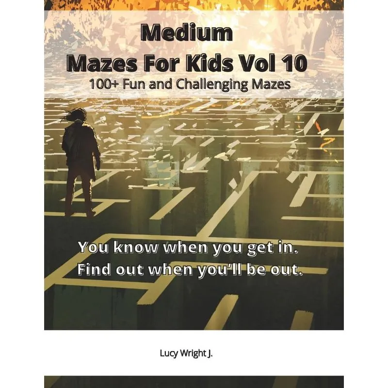 Medium Mazes For Kids Vol 10
