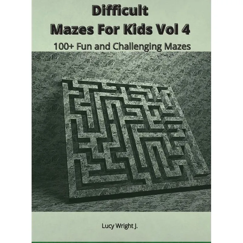 Difficult Mazes For Kids Vol 4