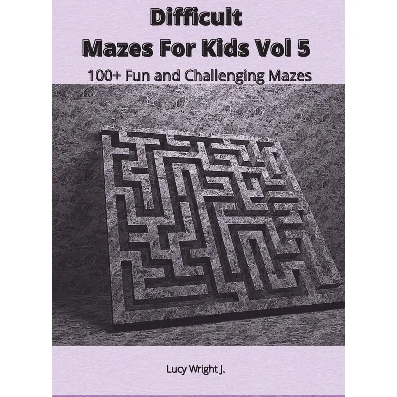 Difficult Mazes For Kids Vol 5
