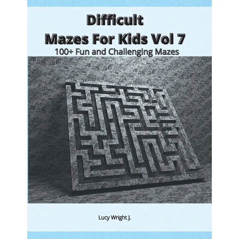 Difficult Mazes For Kids Vol 7