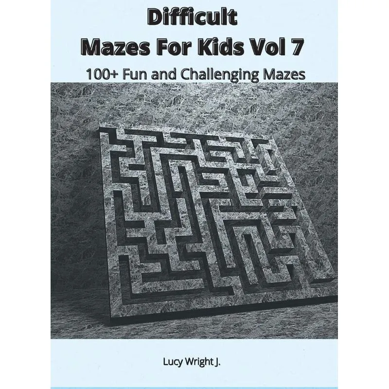 Difficult Mazes For Kids Vol 7