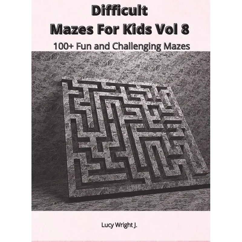 Difficult Mazes For Kids Vol 8