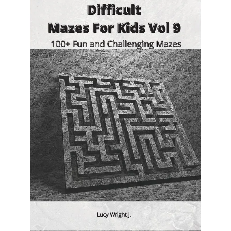 Difficult Mazes For Kids Vol 9