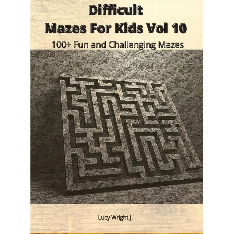 Difficult Mazes For Kids Vol 10