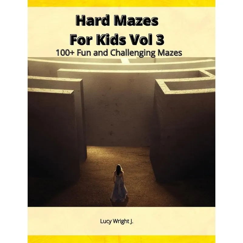 Hard Mazes For Kids Vol 3