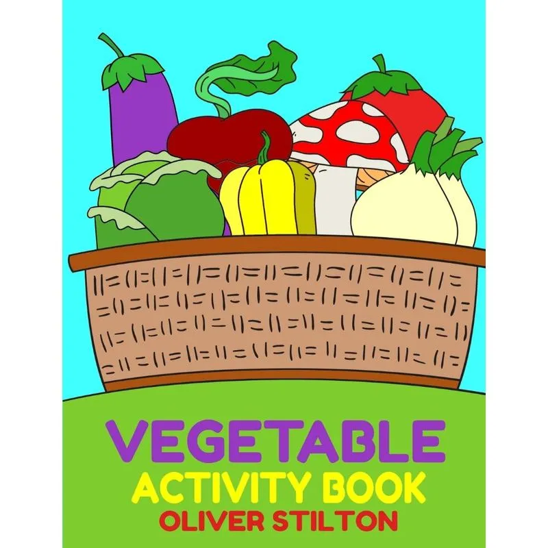 Vegetables Activity Book
