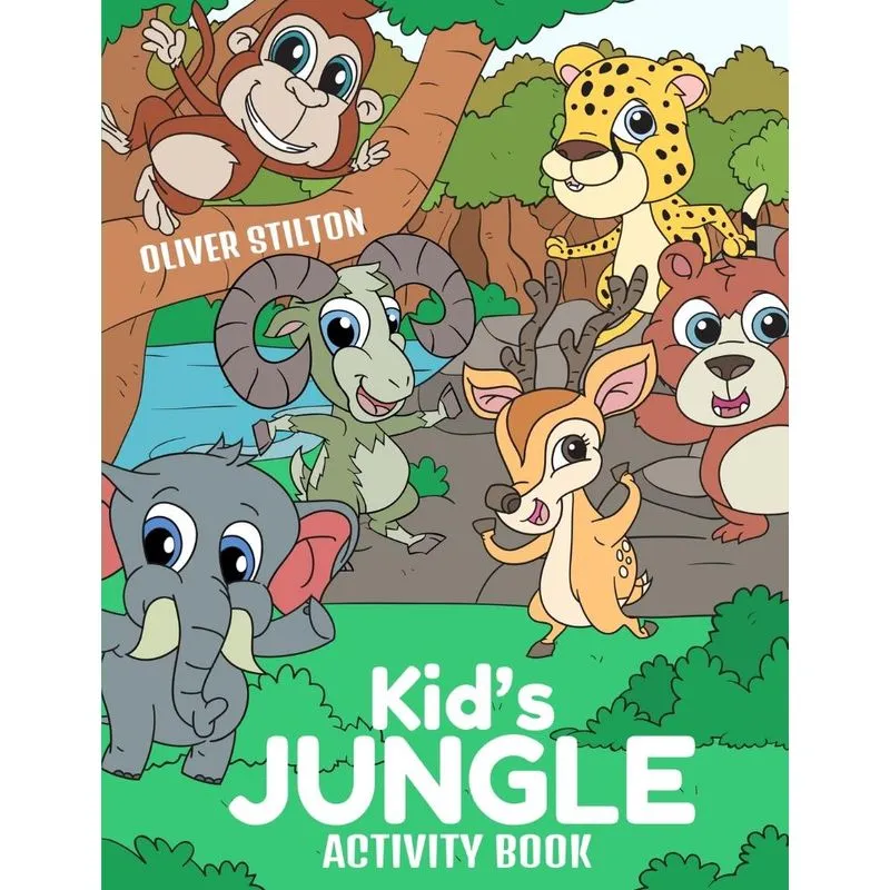 Kids Jungle Activity Book