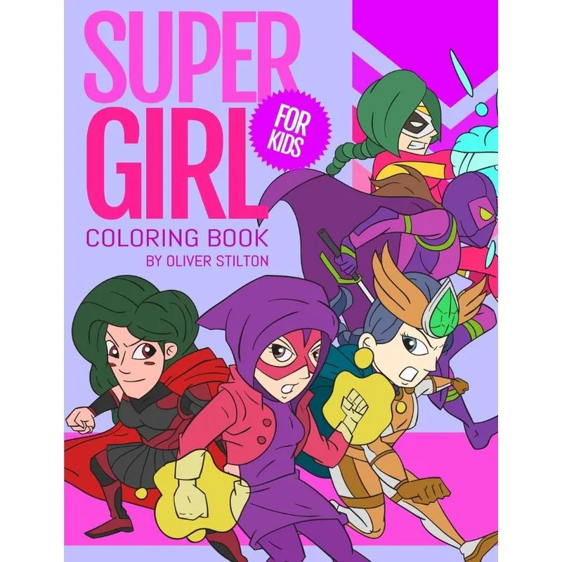 Supergirl Coloring Book