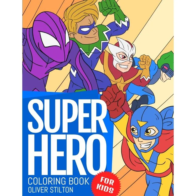 Super Hero Coloring Book