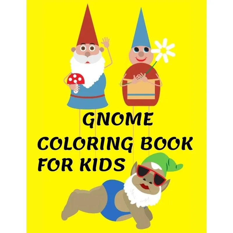 GNOME COLORING BOOK FOR KIDS