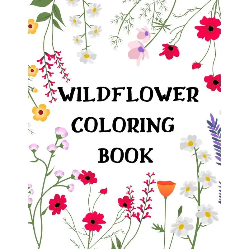 WILDFLOWER COLORING BOOK