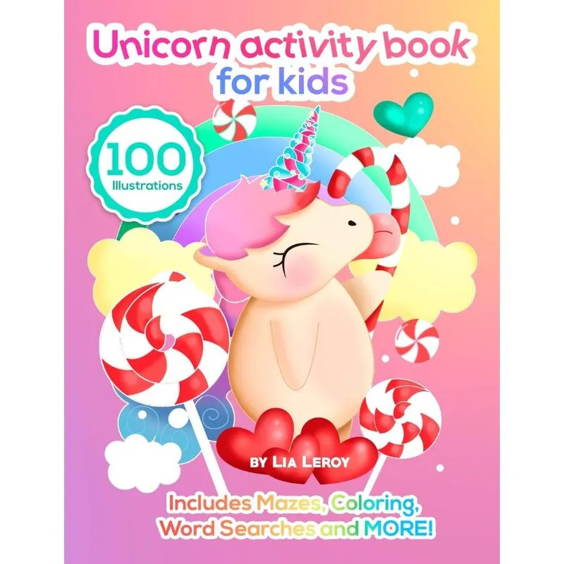 Unicorn Activity Book For Kids