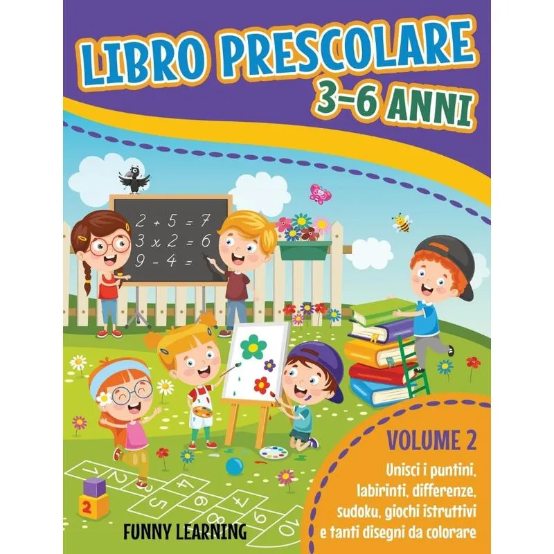 LIBRO PRESCOLARE 3-6 ANNI
