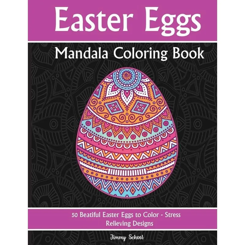 Easter Eggs Mandala Coloring Book